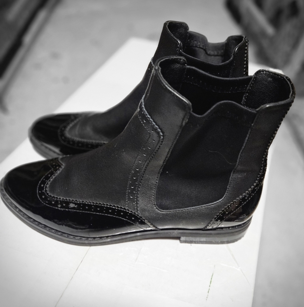 Melyann Patent Booties